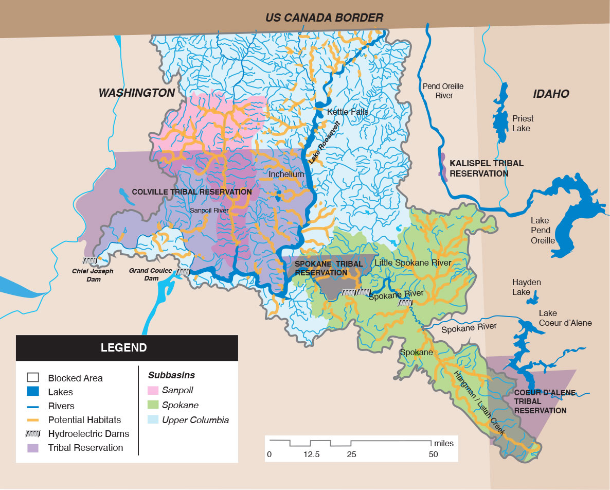 Salmon Reintroduction Map